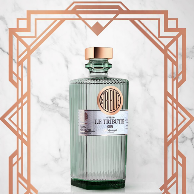 Le Tribute Gin mit Copa-Glas Set 0.7 l 43% vol