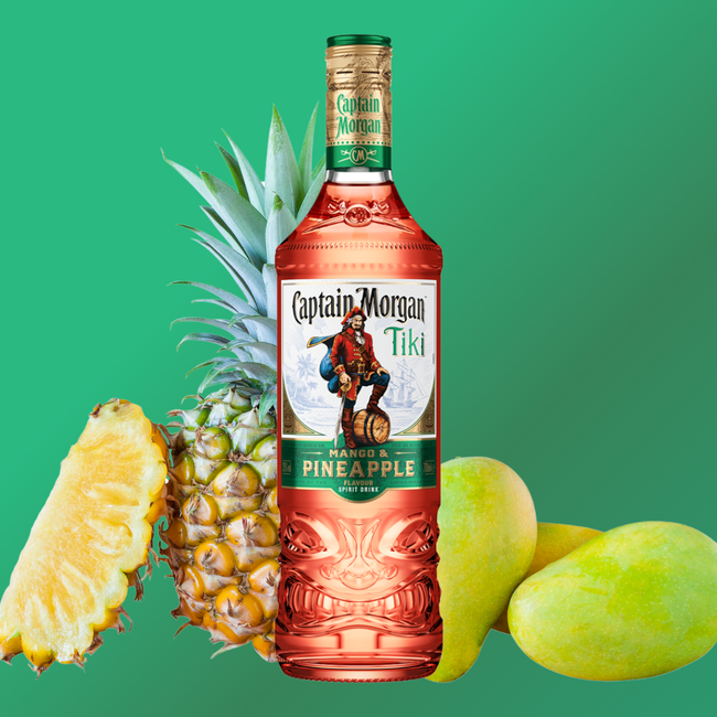 Captain Morgan Tiki Mango & Pineapple Rum Based Spirit 0.7 l 25% vol