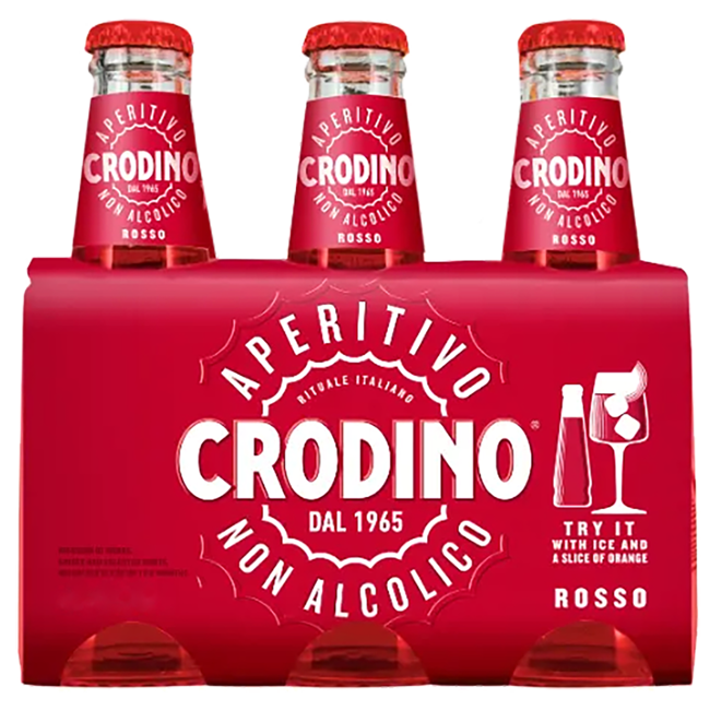 Crodino Rosso Alkoholfreier Aperitif 3x 0.175 l