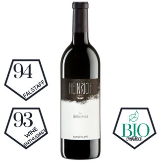 Heinrich / Österreich, Burgenland, Gols Gabarinza (ZW/BF/ME) BIO 2016 0.75 l