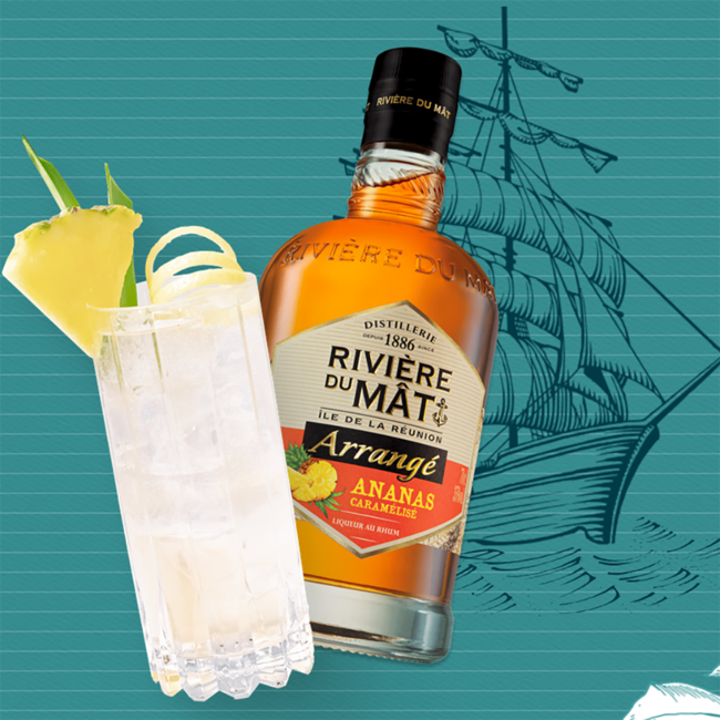 Riviere du Mat Arrange Ananas Rum-Liqueur 0.7 l 35% vol