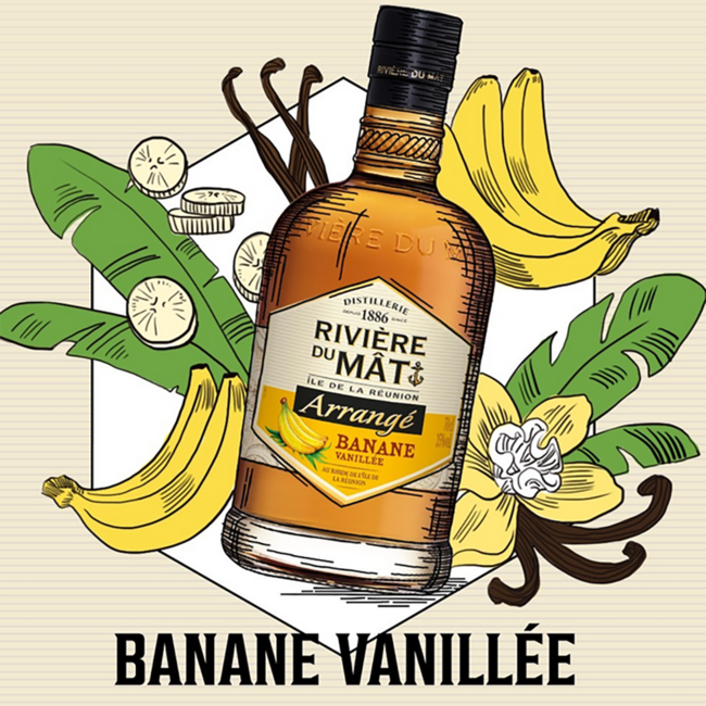 Riviere du Mat Arrange Banane Rum-Liqueur 0.7 l 35% vol