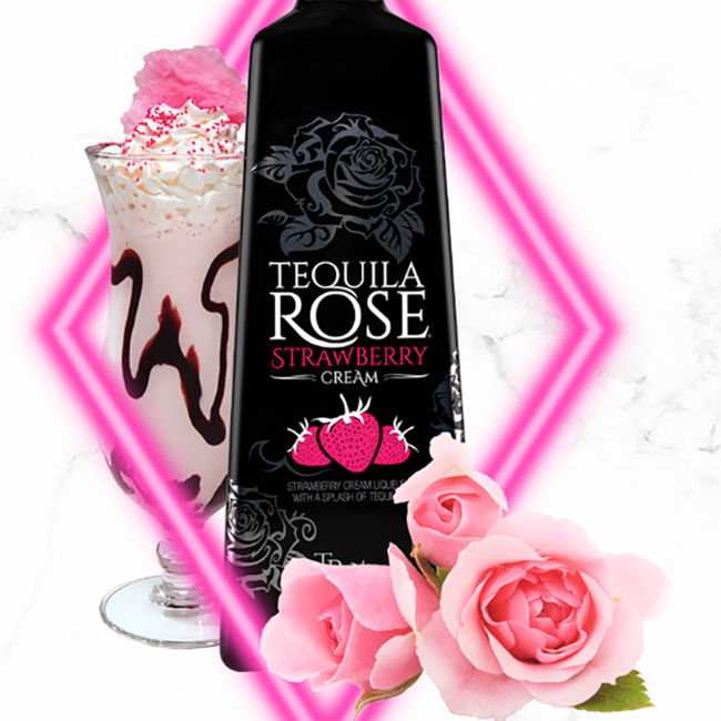 Tequila Rose Erdbeer-Creme Likör 0.7 l 15% vol