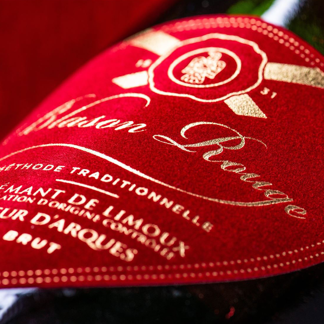 Blason Rouge Cremant de Limoux Brut Blanc AOC 0.75 l 12.50% vol