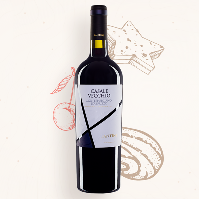 Montepulciano d'Abruzzo DOC Casale Vecchio 2022 0.75 l