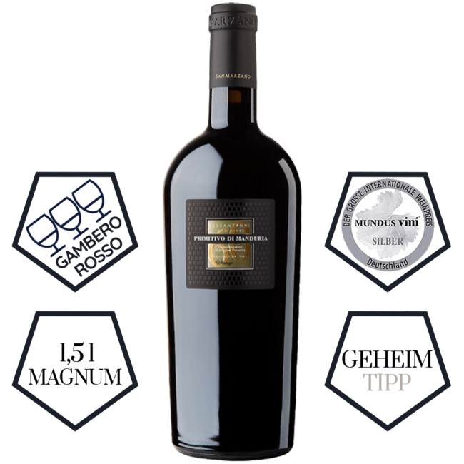 Sessantanni 60 Primitivo di Manduria DOP 2020 Magnum 1,5 l