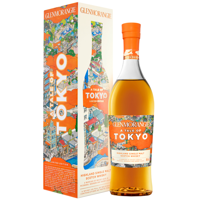 Glenmorangie A Tale of Tokyo Single Malt Whisky  Limited Edition in Box 0.7 l 46% vol