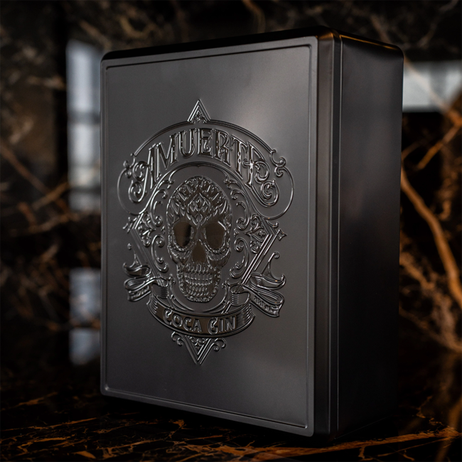 Coca Leaf Gin Black Geschenkset mit 2 Gläser 0.7 l 43% vol