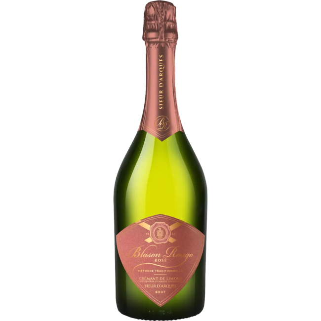 Blason Rouge Cremant de Limoux Brut Rose AOC 0.75 l 12.50% vol