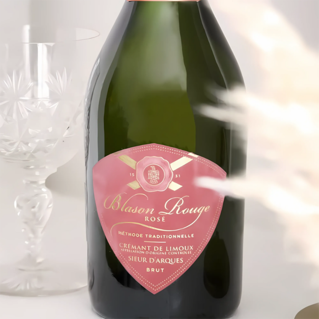 Blason Rouge Cremant de Limoux Brut Rose AOC 0.75 l 12.50% vol