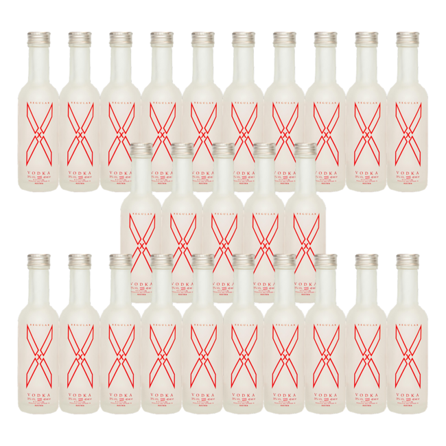 X Spirits Vodka Regular Mini Set 25 x 0.04 l 38% vol