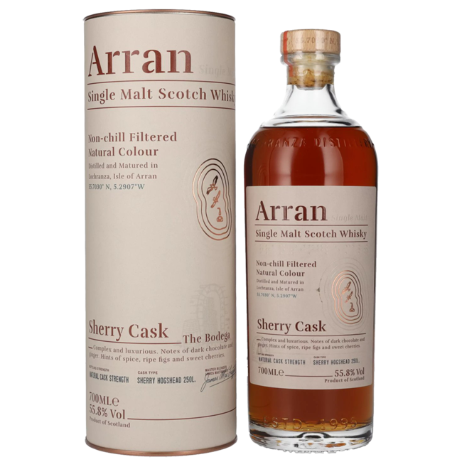 Arran Single Malt SHERRY CASK The Bodega 0.7 l 55.80% vol in GB
