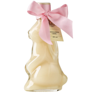 Feinbrennerei Prinz / Österreich, Vorarlberg, Hörbranz Osterhasen-Flasche Prinzalinen Likör 0.2 l 15% vol