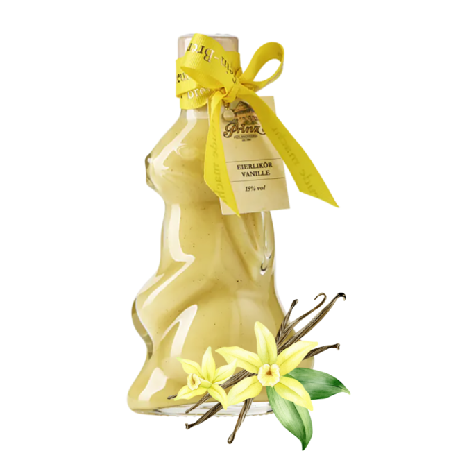 Osterhasen-Flasche Eierlikör Vanille 0.20 l 15% vol