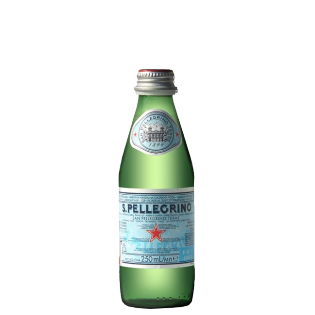 San Pellegrino Mineralwasser Glas Einweg 1x 0.25 l