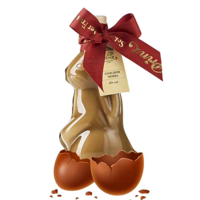 Osterhasen-Flasche Eierlikör Mokka 0.20 l 15% vol