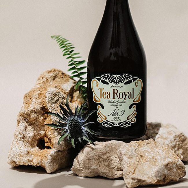 Tea Royal No.9 Herbal Garden Sparkling Tea (alkoholfrei) 0.75 l