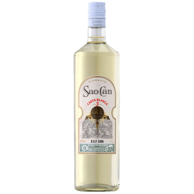 Sao Can Carta Blanca 3 Year D.O.P Cuba Rum 0.7 l 38% vol
