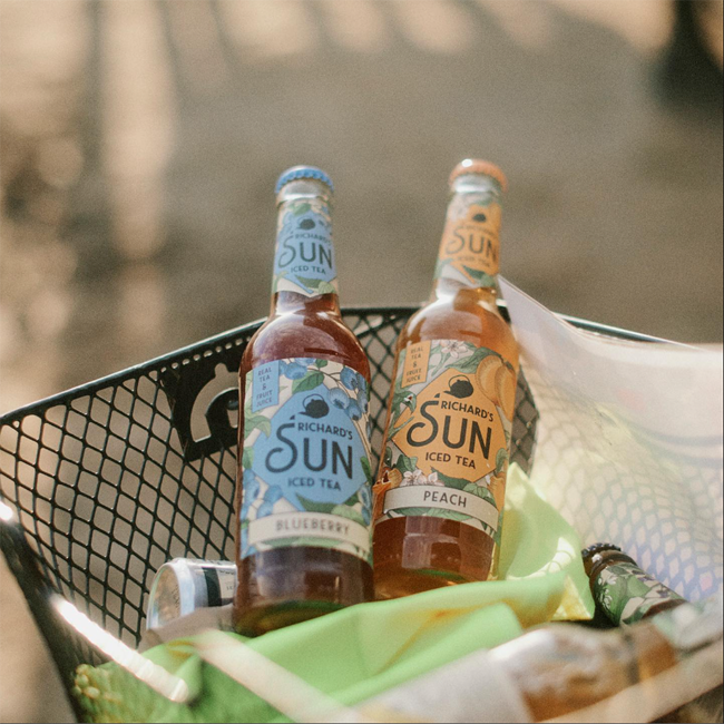 Richard's Sun Iced Tea Peach 6x 0.33 l*