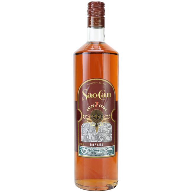 Sao Can Extra Anejo 7 Year D.O.P Cuba Rum 1.00 l 38% vol