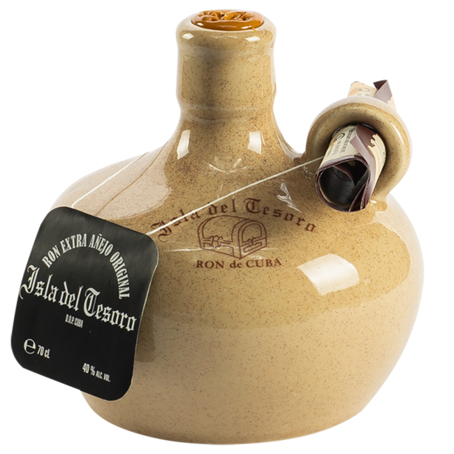 Ron Santiago de Cuba Isla del Tesoro 20 Year Rum in Holztruhe 0.7 l 40% vol