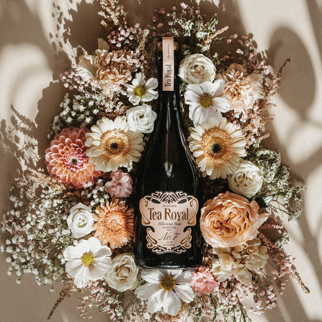 Tea Royal No.7 Blooming Rose Sparkling Tea (alkoholfrei) 0.75 l