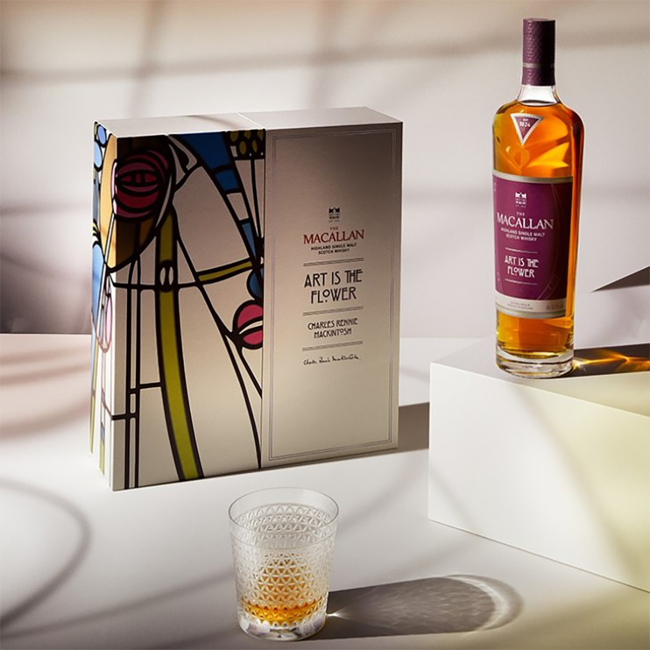 The Macallan Art is the Flower "Charles Rennie Mackintosh" Highland Single Malt Scotch Whisky 0.7 l 50.40% vol