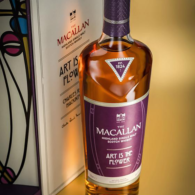 The Macallan Art is the Flower "Charles Rennie Mackintosh" Highland Single Malt Scotch Whisky 0.7 l 50.40% vol