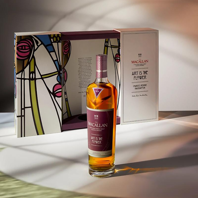 The Macallan Art is the Flower "Charles Rennie Mackintosh" Highland Single Malt Scotch Whisky 0.7 l 50.40% vol