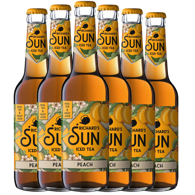 Richard's Sun Iced Tea Peach 6x 0.33 l*