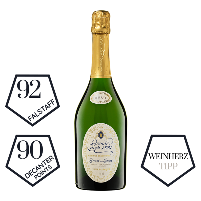 Grande Cuvee 1531 Brut Cremant de Limoux Methode Traditionelle 0.75 l 12.50% vol