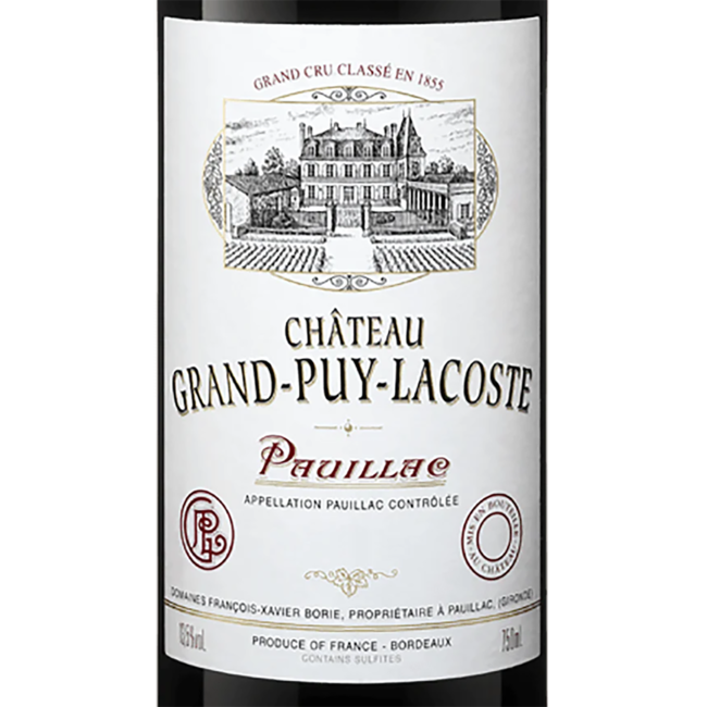Château Grand-Puy-Lacoste 5e Grand Cru Classé Pauillac 2021 0,75 l