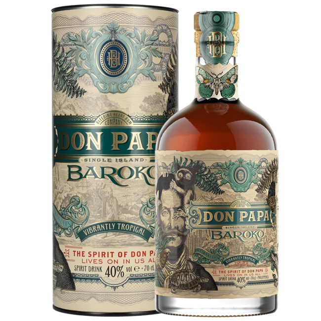 Don Papa Single Island Baroko Vibrantly Tropical Edition Rum Based Spirit 0.7 l 40% vol