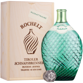 Rochelt / Österreich, Tirol, Fritzens Muskattraube Edelbrand 2007 0.35 l 50% vol