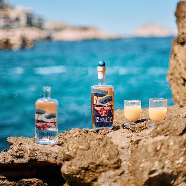 12/12 Pastis de Saint Tropez Set Petanque in Holzkiste  0.7 l 45 % vol