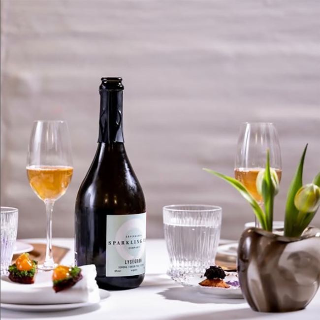 Sparkling Tea Copenhagen  / Dänemark, Kopenhagen Sparkling Tea Lysegrøn Alkoholfrei 0.375 l