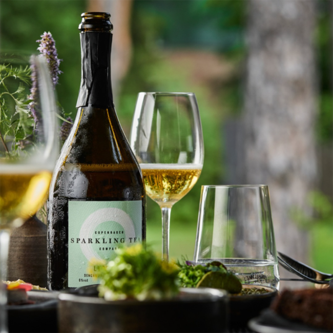 Sparkling Tea Copenhagen  / Dänemark, Kopenhagen Sparkling Tea Lysegrøn Alkoholfrei 0.375 l