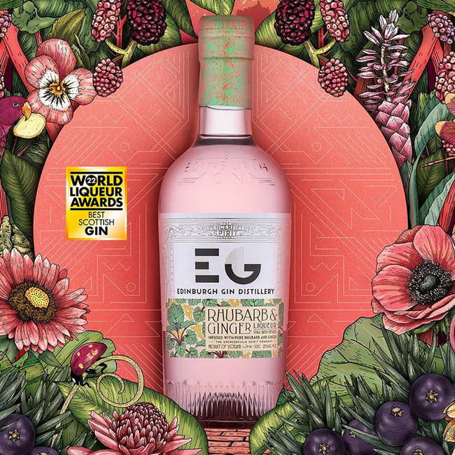 Edinburgh Rhubarb & Ginger Liquer 0.5 l 20% vol