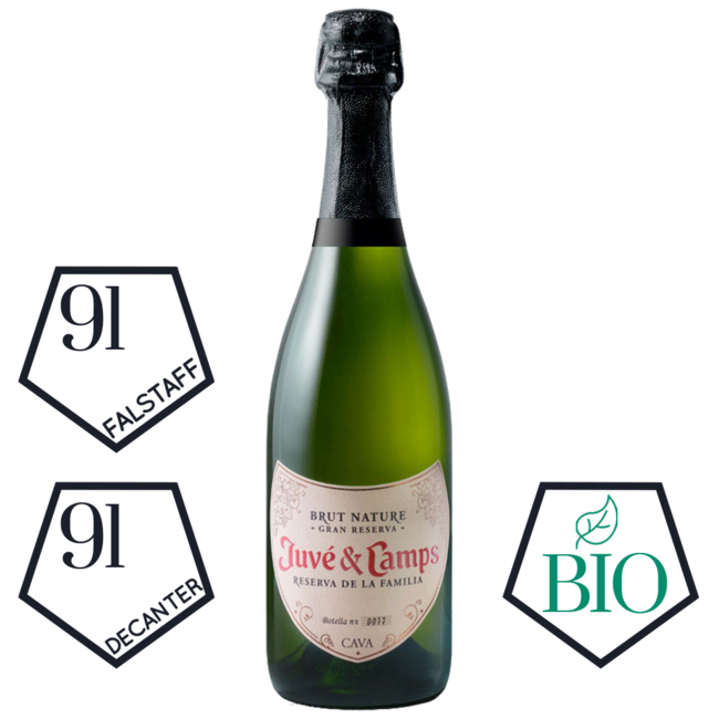 Juve y Camps / Penedes Reserva de la Familia Brut Nature Gran Reserva Cava DO 2021 0.75 l 12% vol