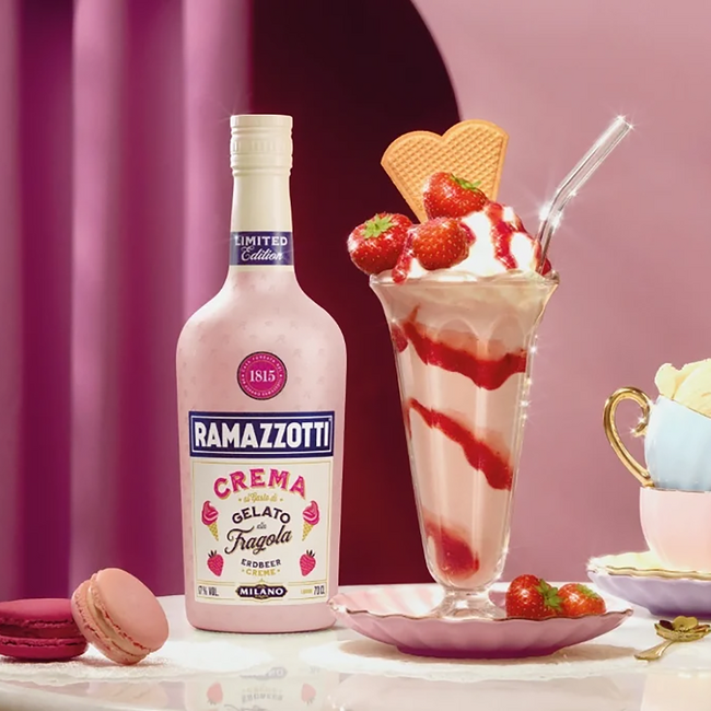 Ramazzotti Crema Gelato Fragola 0.7 l 17% vol