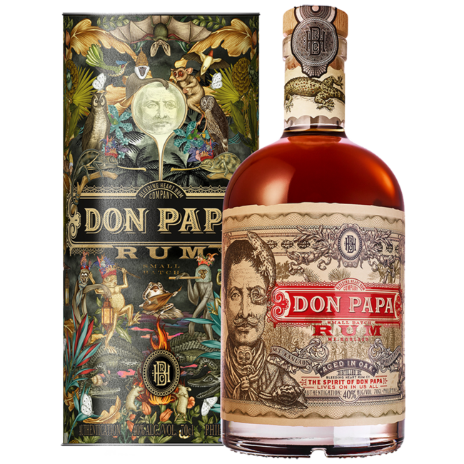 Don Papa Rum  / Philippinen, Insel Negro Don Papa Small Batch Rum Flora & Fauna Limited Edition 0.7 l 40% vol