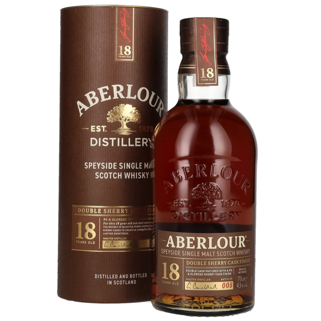 Aberlour 18 YO Double Cask Matured Speyside Single Malt Scotch Whisky 0.7 l 43% vol