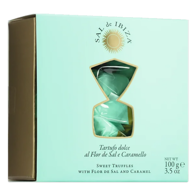 Tartufi dolci e caramello salato  Flor de Sal (100 g)
