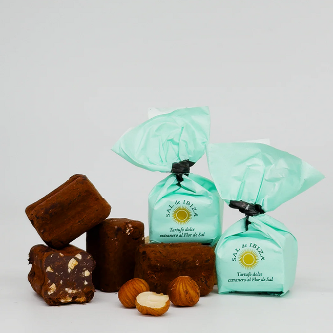 Tartufi dolci extraneri al Flor de Sal (100 g)