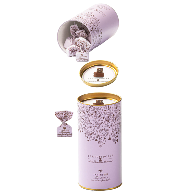 Tartufini dolci mandorla e cioccolato fondente (160g)