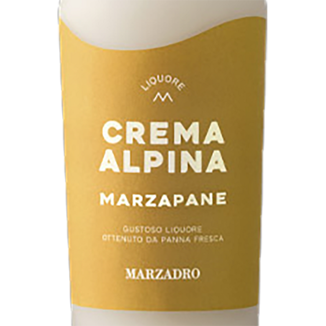 Marzadro Crema Alpina MARZAPANE Marzipan Likör 0.7 l 17% vol