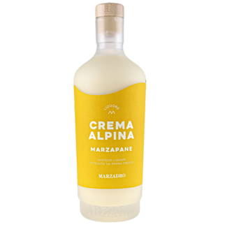 Marzadro / Italien, Trentino, Nogaredo Marzadro Crema Alpina MARZAPANE Marzipan Likör 0.7 l 17% vol