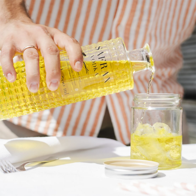 Safran Vodka mit 23 Karat Mozartgold 0.7 l 40% vol