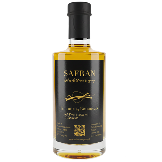 Safran Gin mit 14 Botanicals 0.35 l 40.50% vol