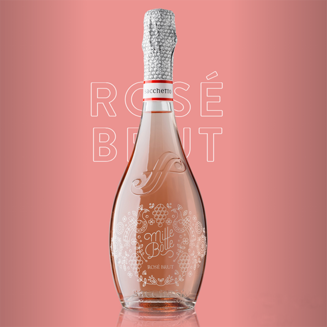 Mille Bolle Spumante Brut Rose 0.75 l 12% vol
